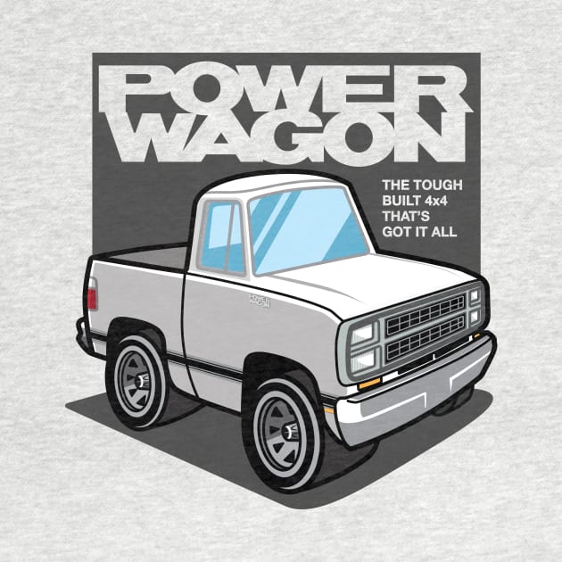 White - Power Wagon (1980) by jepegdesign